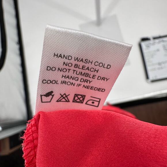 Lovers And Friends Red Lace Tank Dress Juniors Small Sleeveless Lined Mini Zip - Picture 6 of 6